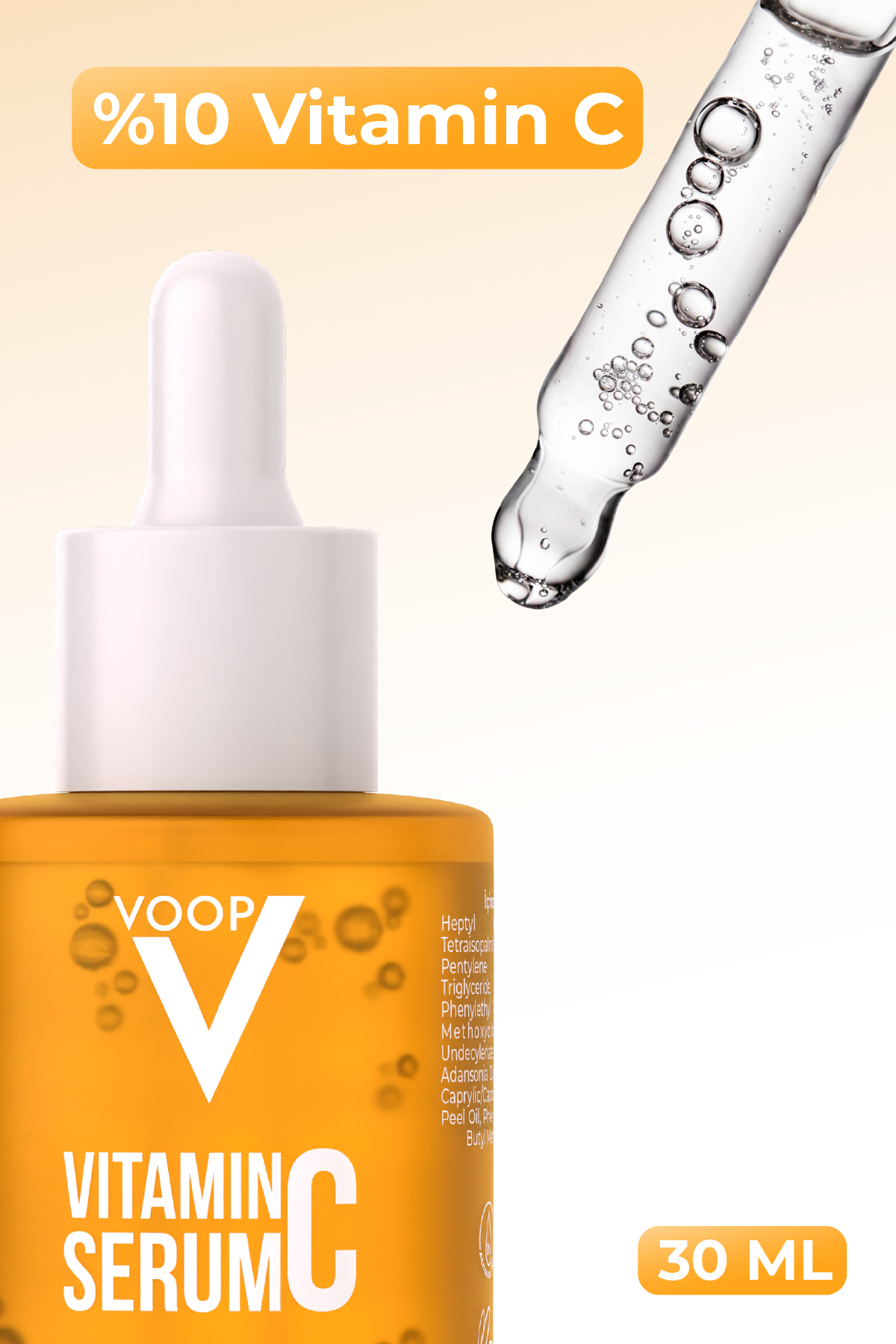Yoğun Aydınlatıcı Ve Leke Karşıtı Vitamin C Serumu - 30 ml | %10 Vitamin C Içeriği Ile Etkili Bakım — 200 — تصویر 4 از 9