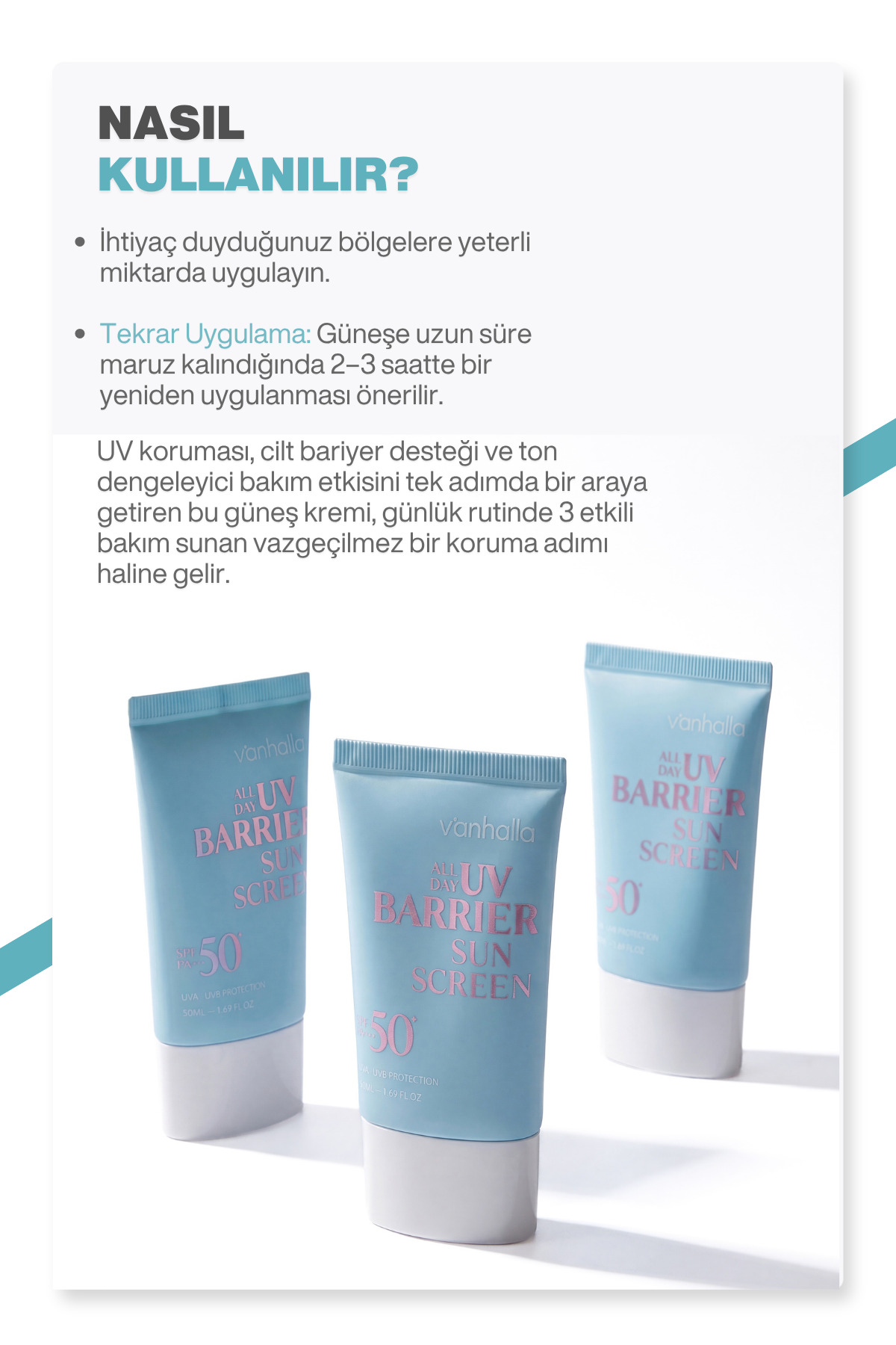 Yüksek UV Koruma | Kırışıklık Karşıtı | Aydınlatıcı Güneş Kremi SPF50+ / PA++++ 50ml — 8809961180071 — تصویر 9 از 9