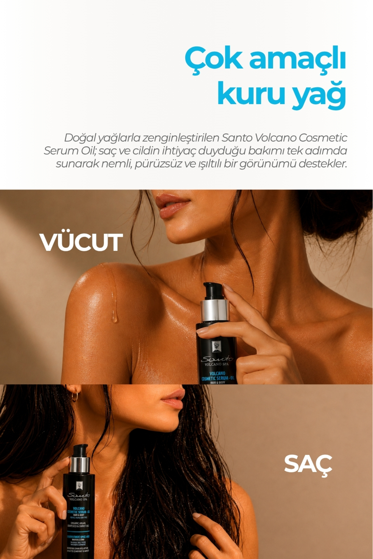 Volkanik Saç Ve Vücut Yağı — SANTOVOLCANOYAG — تصویر 4 از 8