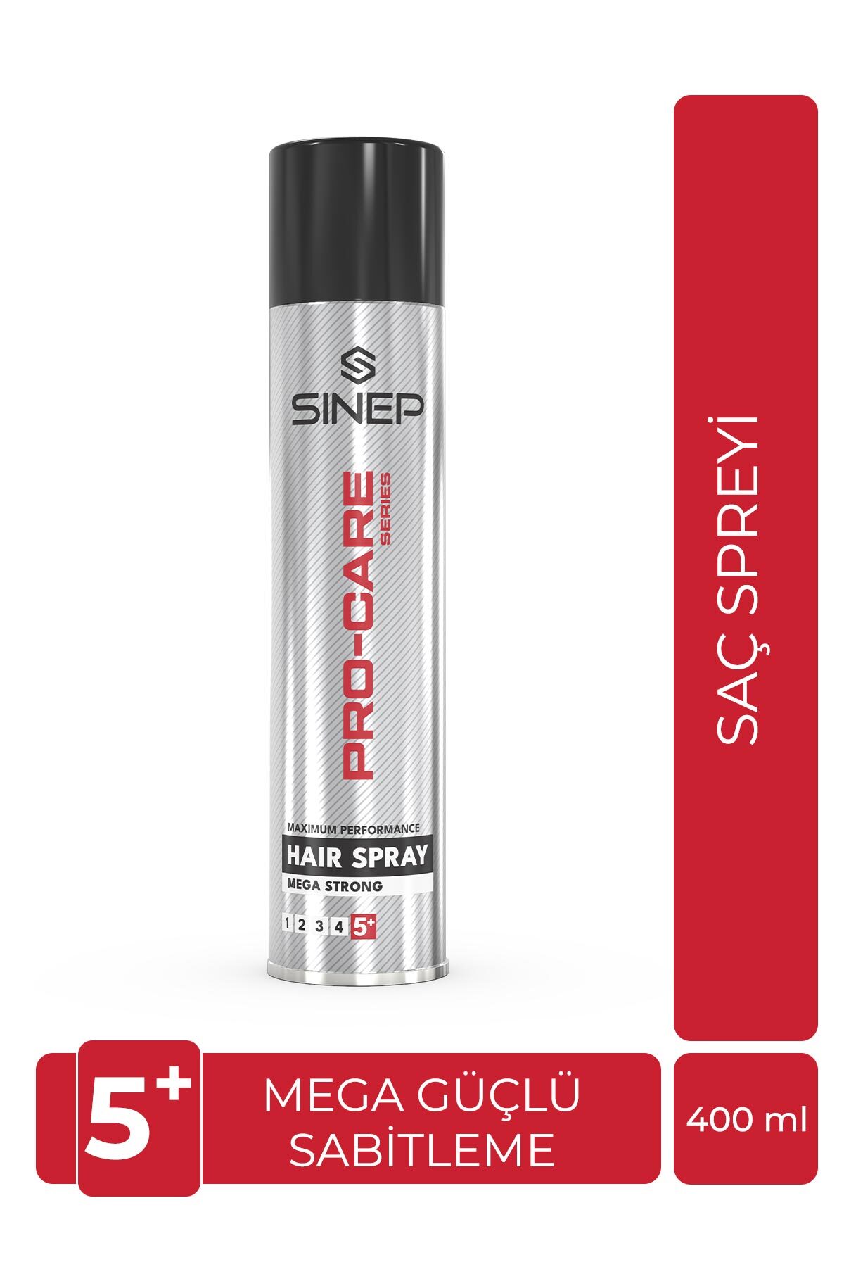 Sinep Saç Spreyi 400 ml Mega Güçlü Sabitleme — 8684117800566