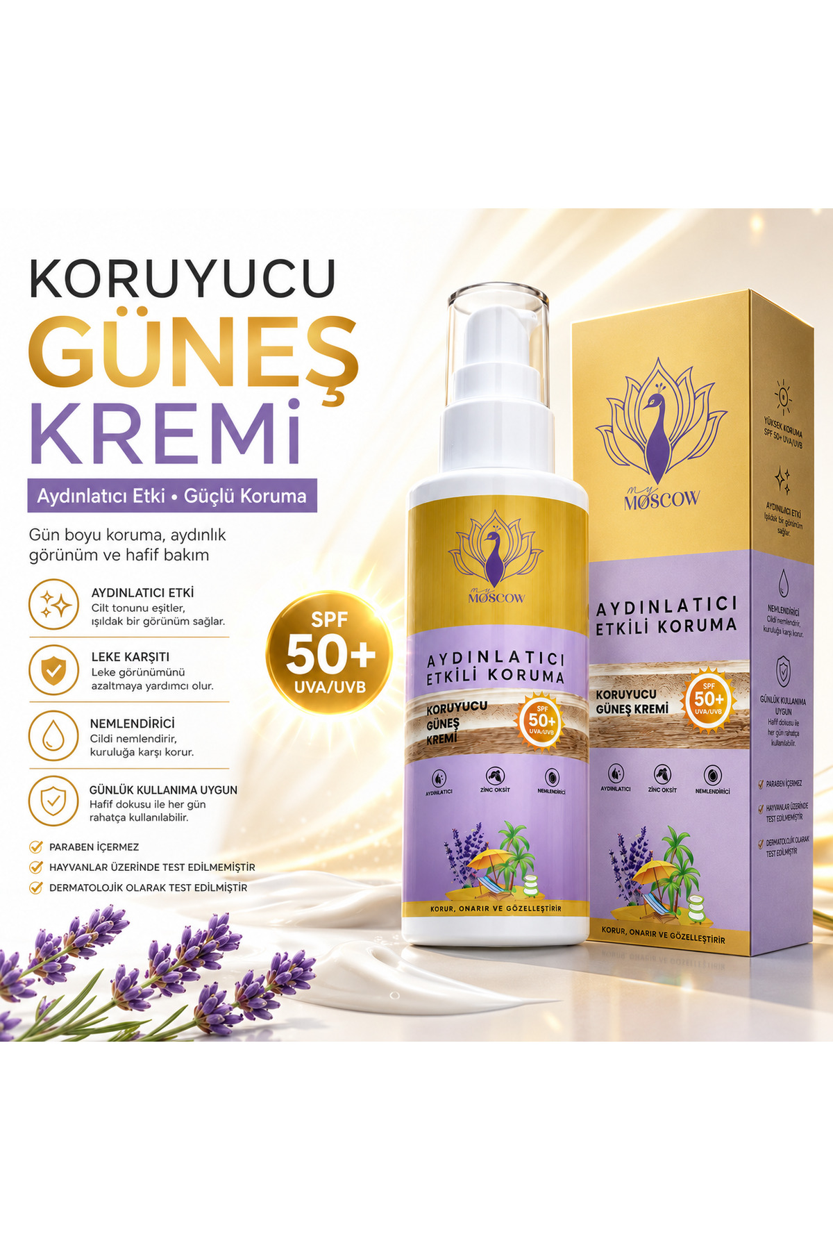 GÜNEŞ KREMİ AYDINLATICI ETKİLİ — MYM202501 — تصویر 5 از 6