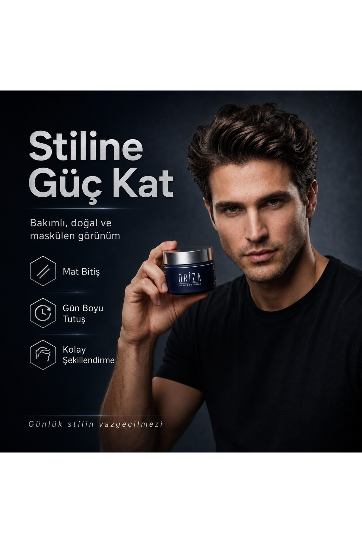 واکس مات مردانه | ظاهری طبیعی و ماندگاری قوی — ORZ-MEN-WAX — تصویر 5 از 6
