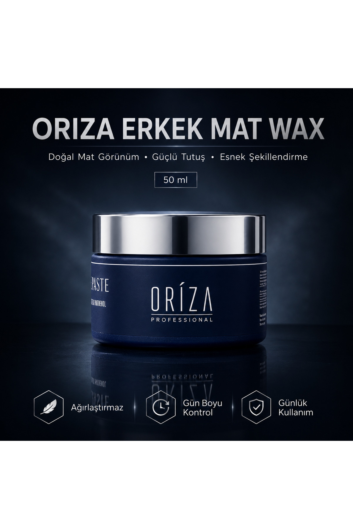 oriza واکس مات مردانه | ظاهری طبیعی و ماندگاری قوی — ORZ-MEN-WAX