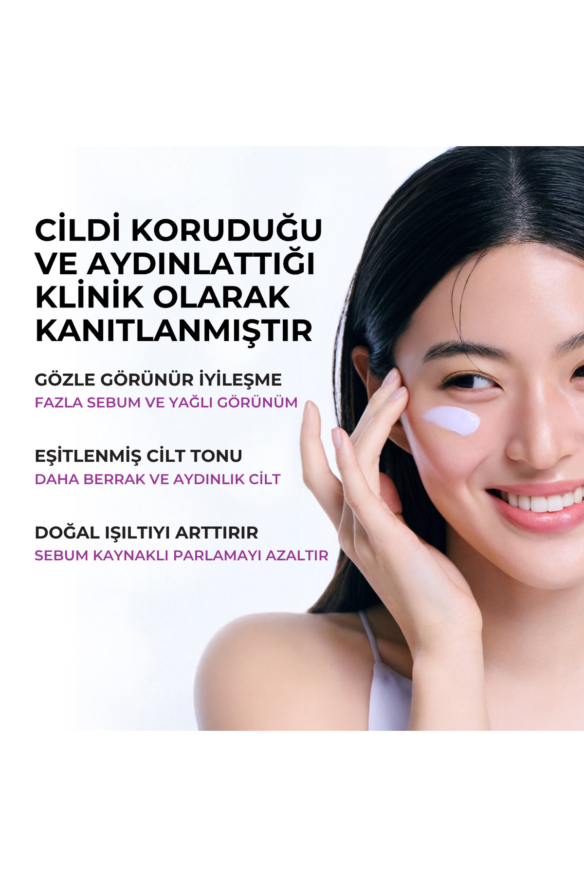 Niasinamid %3 Cilt Tonu Eşitleyici Güneş Kremi SPF 50+ PA++++ 40 ml — KD8809655952489 — تصویر 3 از 9