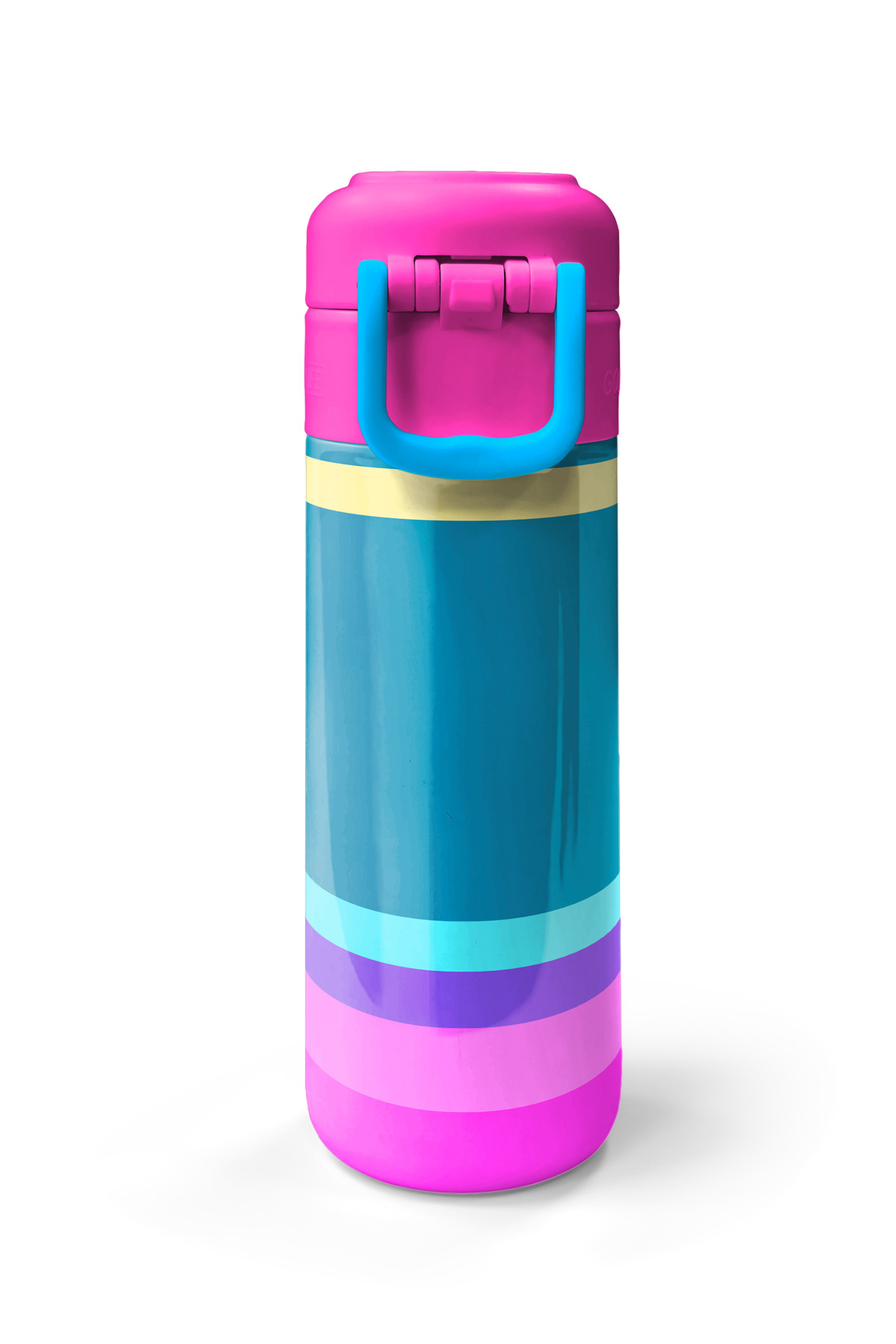 Kids Pembe Pastel Renkli Pipetli ve Direkt İçim Çelik Termos 500 ml 31960