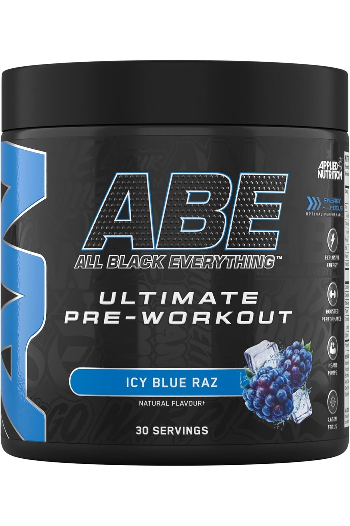 applied nutrition ABE, Pre workout Food Supplement, (375g - 30 Servings) Icy ...