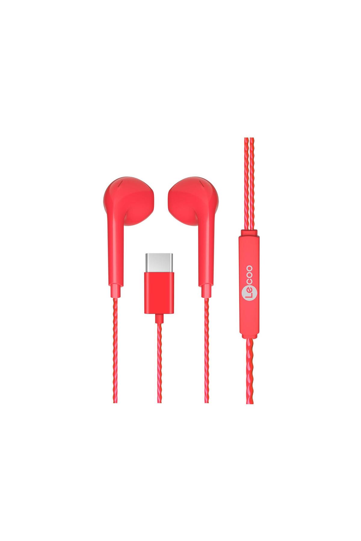 EH104 Wired Type-C In-Ear Earphone Red