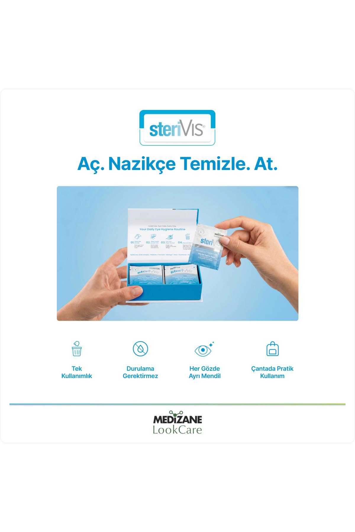 LookCare SteriVIS Hassas Göz Temizleme Mendili 10lu — 98731 — تصویر 4 از 7