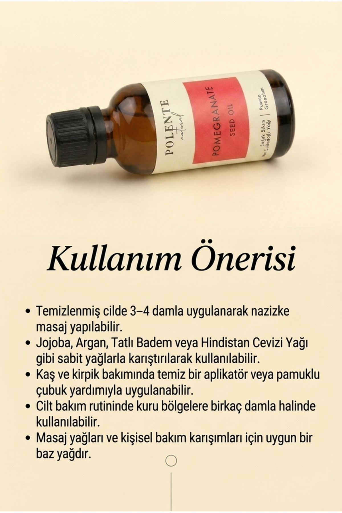 روغن دانه انار - پرس سرد (30 میلی لیتر) — روغن دانه انار Punica Granatum — تصویر 5 از 5