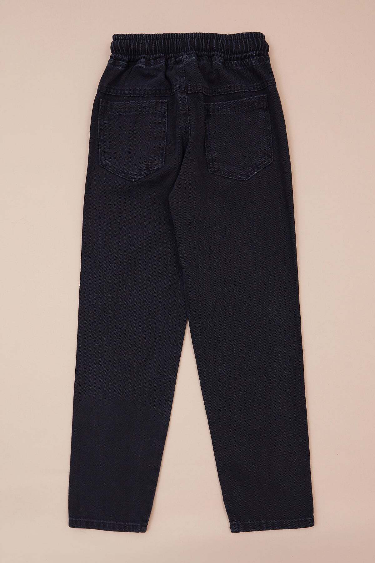 Beli Bağlamalı Baggy Erkek Çocuk Pantolon — خاکستری 26MCCK254136350 — تصویر 3 از 3
