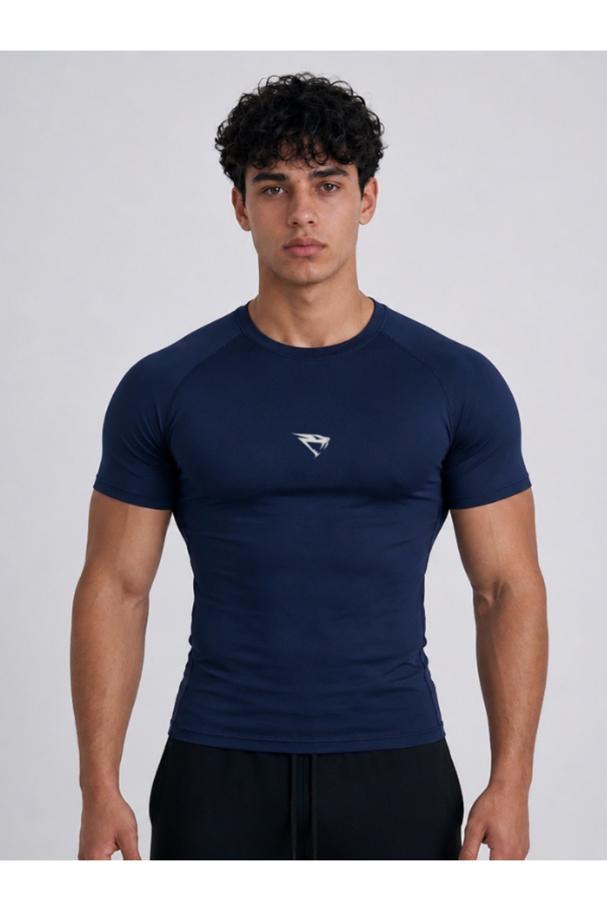 GYMVIPER Compression Erkek Lacivert Tişört görsel 3