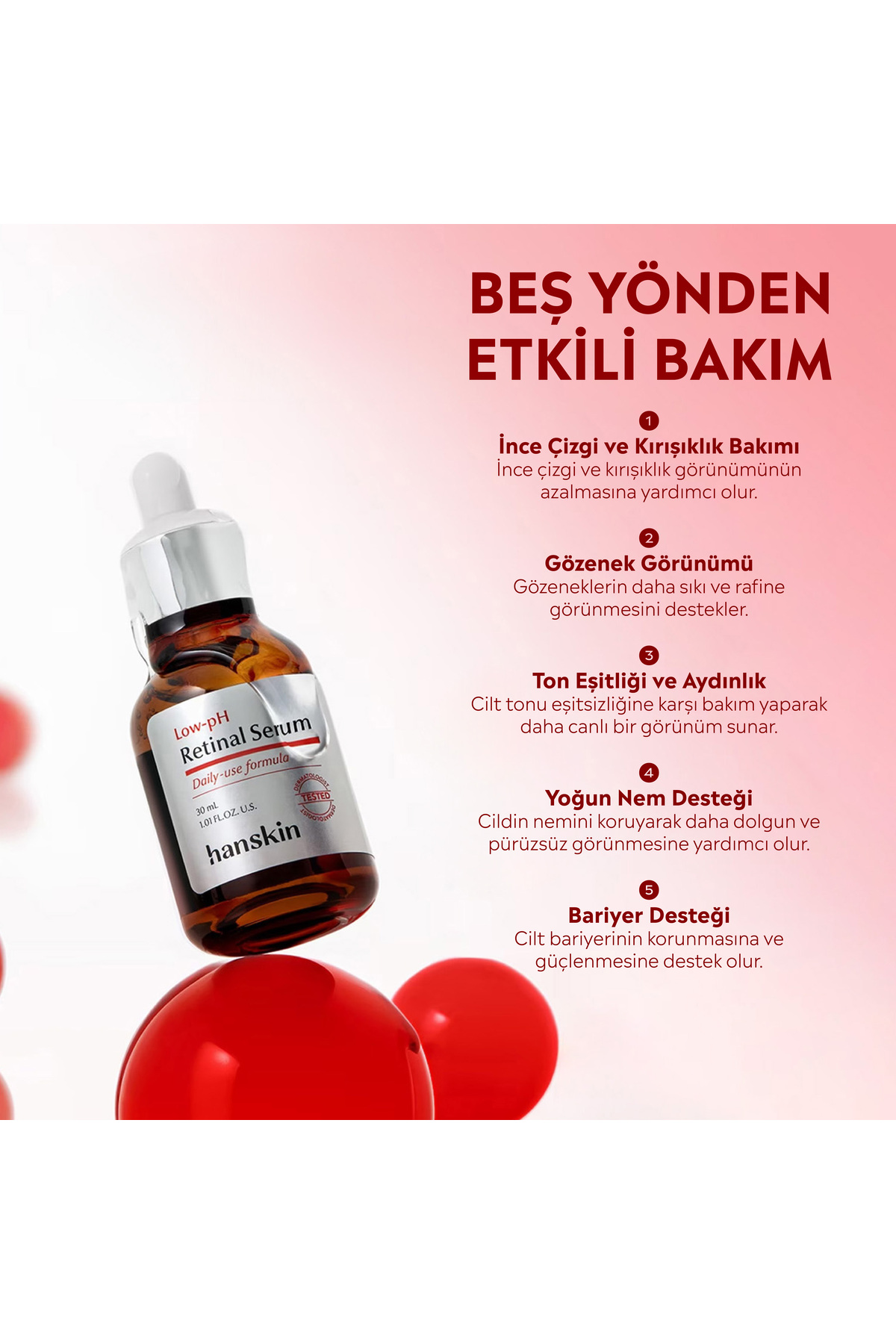 سرم روزانه ضد پیری شبکیه با pH پایین برای پوست حساس ۳۰ میلی لیتر — hsretinal — تصویر 3 از 8