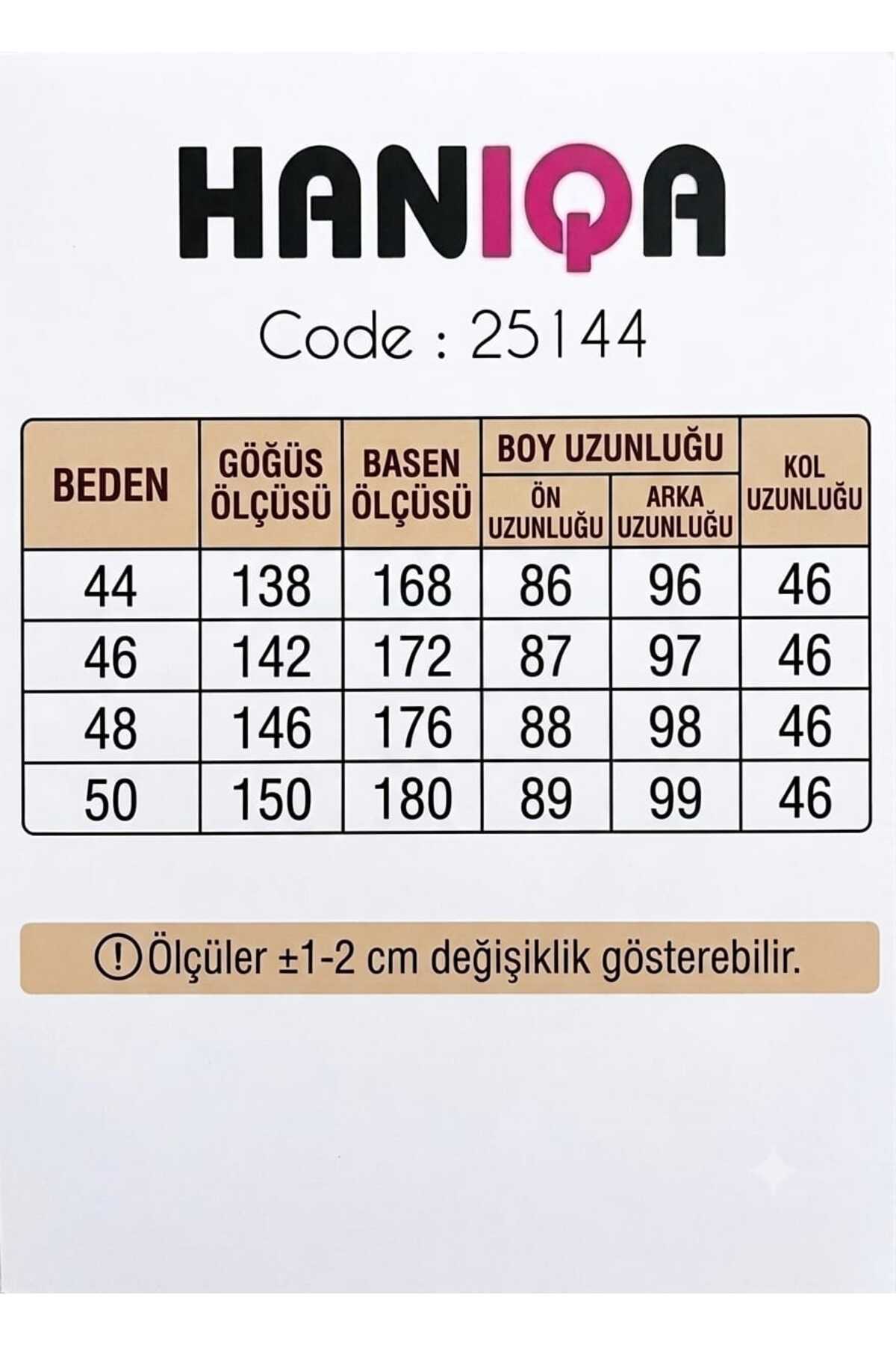 HANIQA Büyük Beden Salaş Çizgili Yazlık Gömlek, Pembe görsel 6