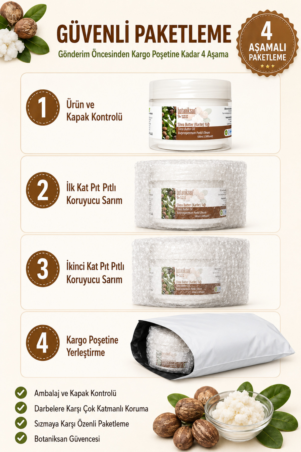 Shea Butter (karite) Yağı 100 ml — SHEA BUTTER (KARİTE) YAĞI 100ML — تصویر 8 از 8