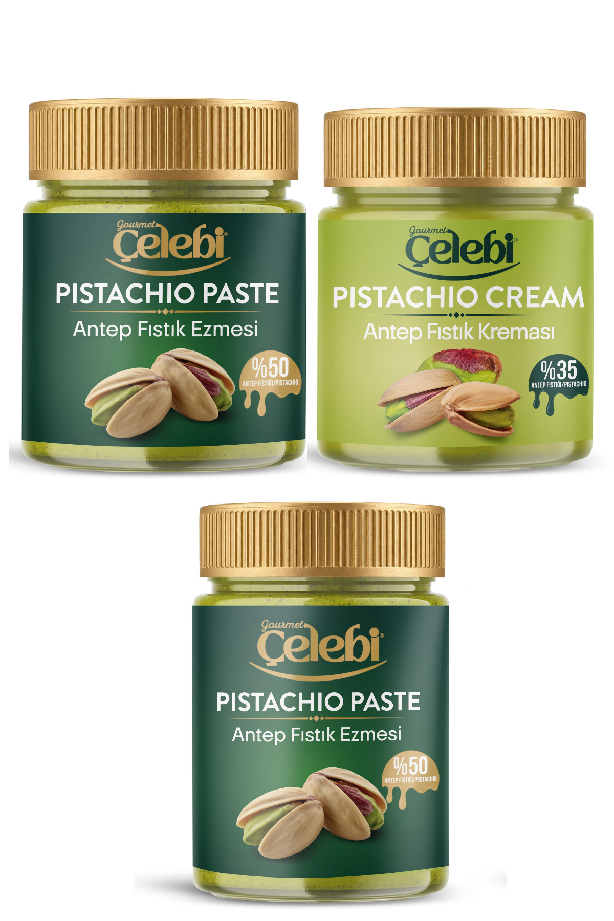 Gourmet Çelebi Antep Fıstık Ezmesi 200 Gr - 320 Gr- Antep Fıstığı