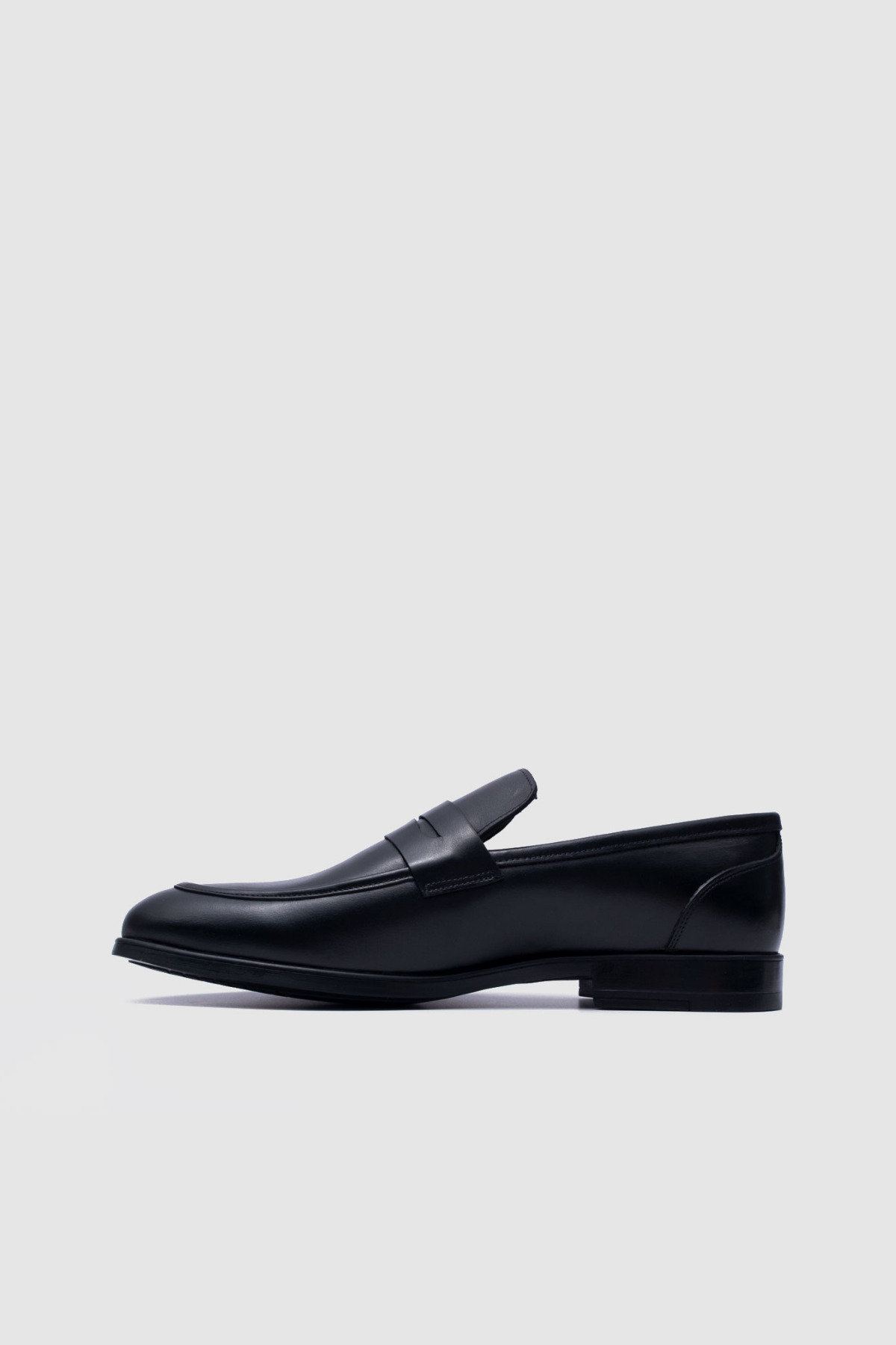 TOGO Siyah Erkek Klasik Penny Loafer Ayakkabı [TG052330] görsel 2