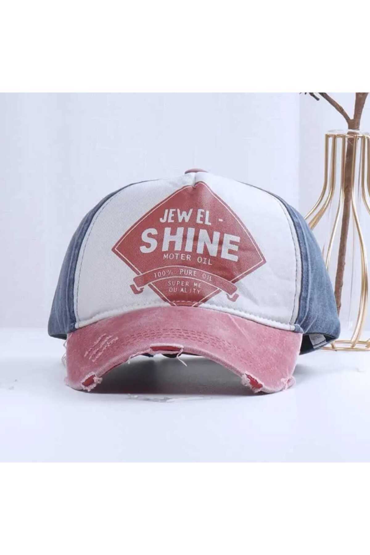 Betülce Jewel Shine Beyzbol Şapka Eskitme görsel 2