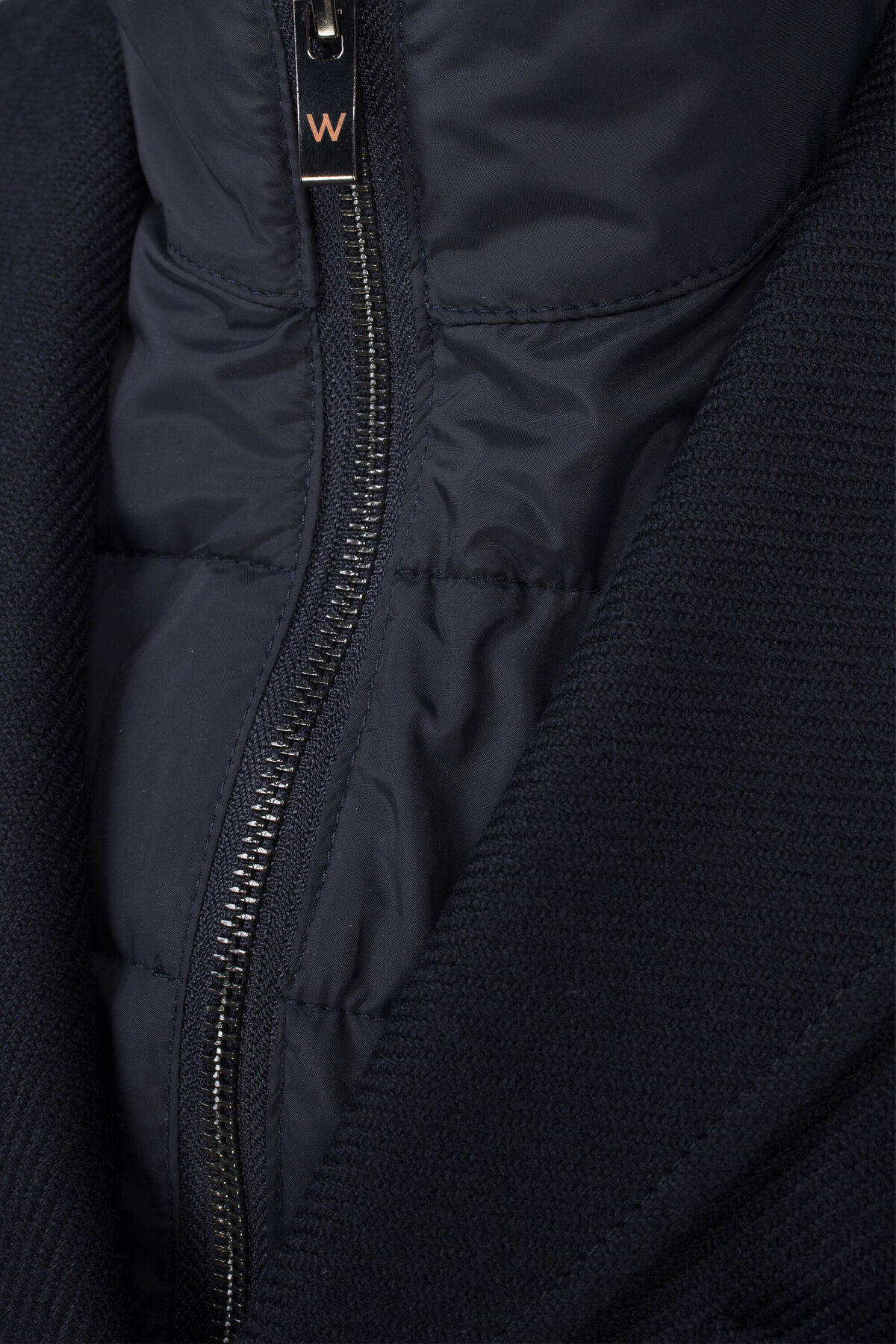 W Collection LACİVERT FERMUAR DETAYLI PALTO görsel 7