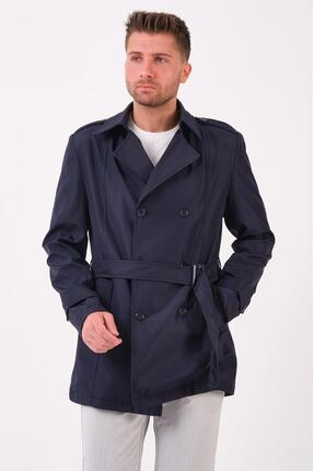RUVEN TEKSTİL Regular Beli Kemerli /Trenckot