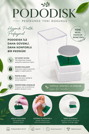 Nail Room Pododisk Ayak Törpüsü Yedek Zımpara 180 Grit – Profesyonel Manikür ...