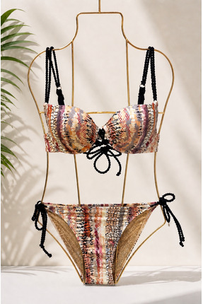 Maser Çift Kat Dolgulu Push Up Bikini Takımı