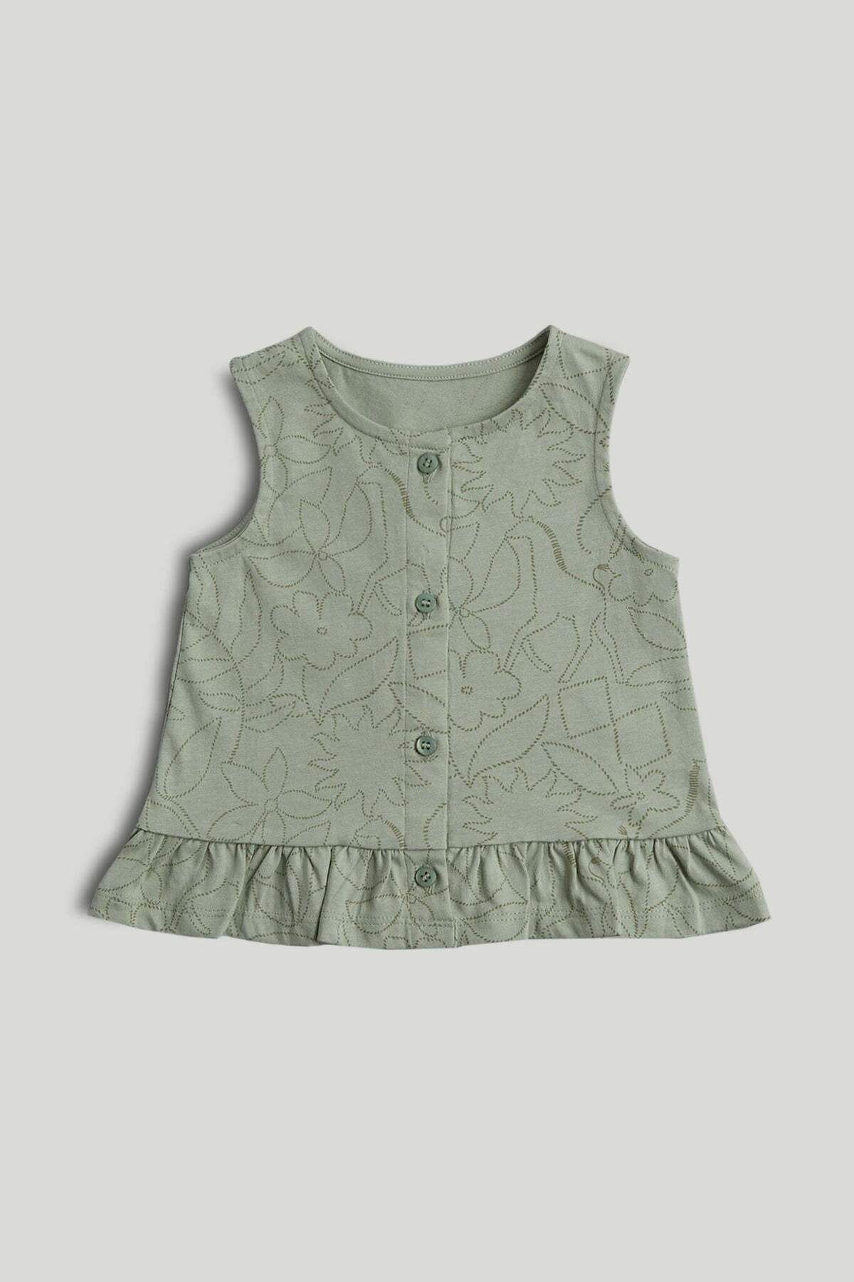 MOTHERCARE Green Safari Blouse