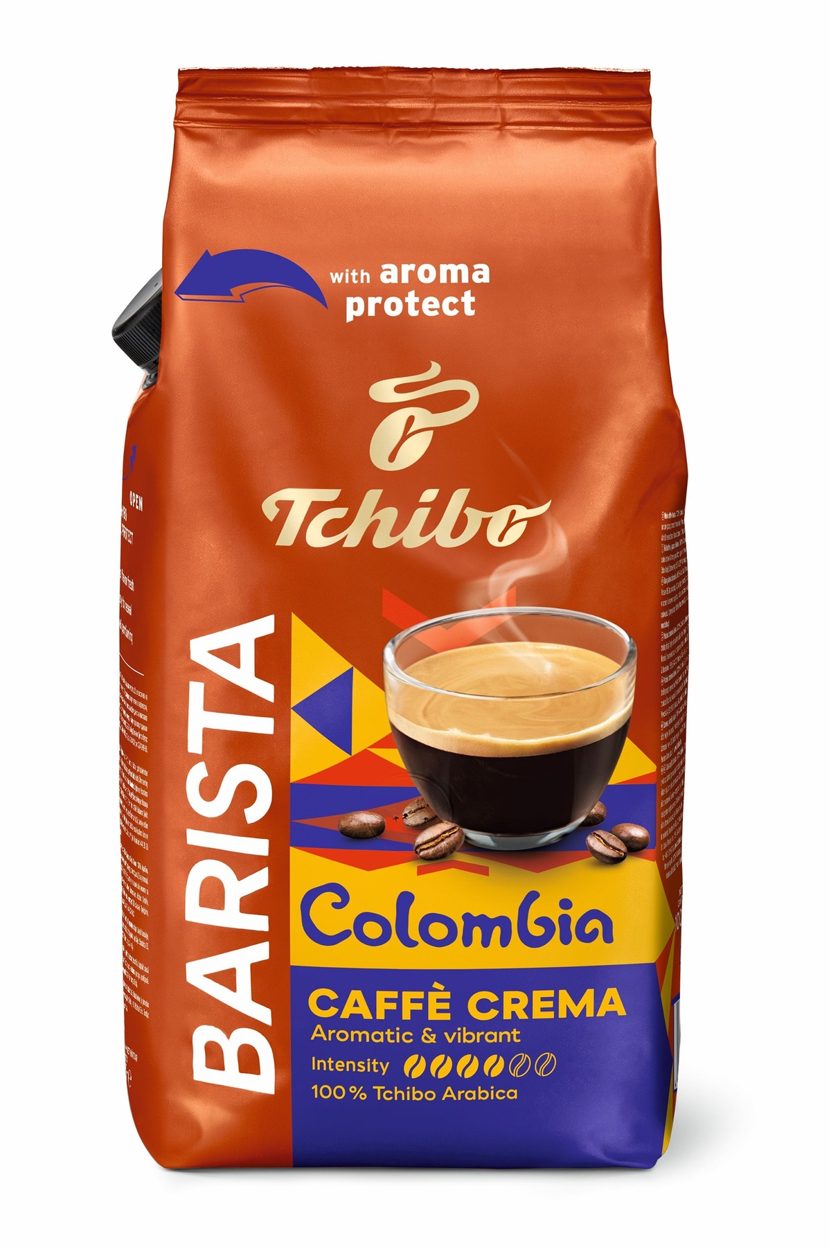 Tchibo Бариста Ориджинс Колумбия, кафе на пресени зърна, 1 кг
