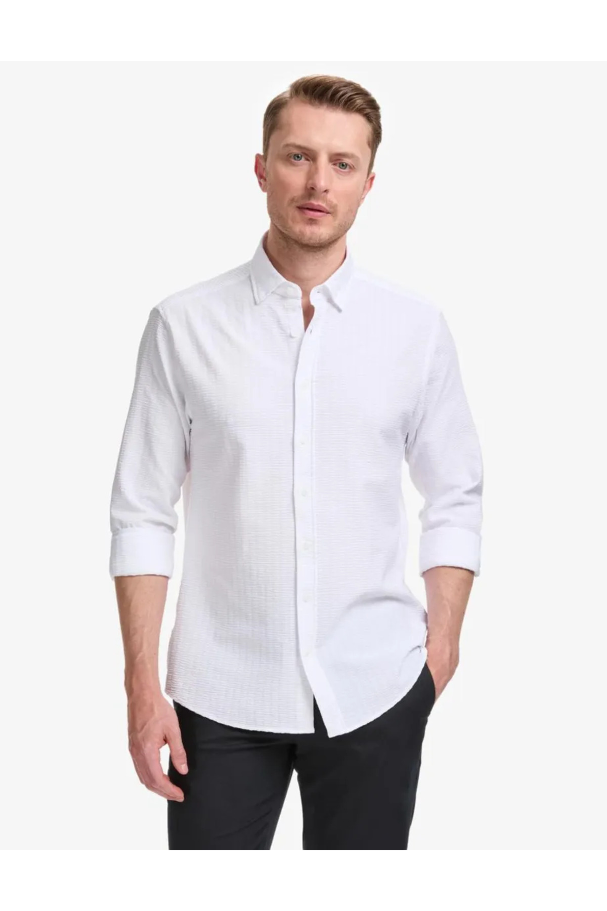 پیراهن مردانه PU-10782 Halıput پیر کاردین پیراهن Pierre Cardin