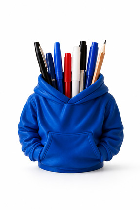OKA Hoodie Tasarımlı Yüksek Kalite 3D Baskı Dekoratif Kalemlik Masaüstü Düzen...