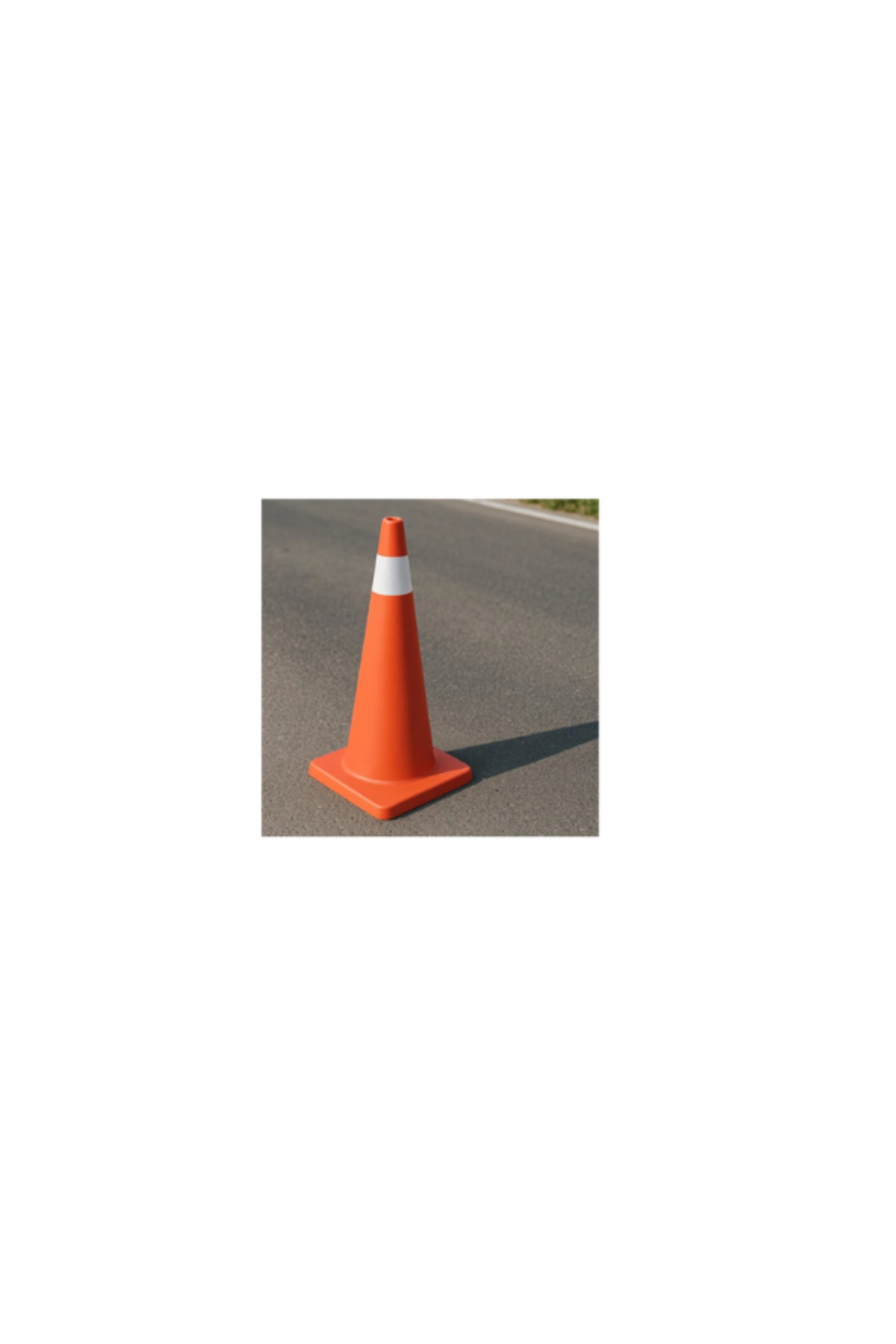 Pvc Trafik Konisi – Tek Reflektifli– 90 cm 2