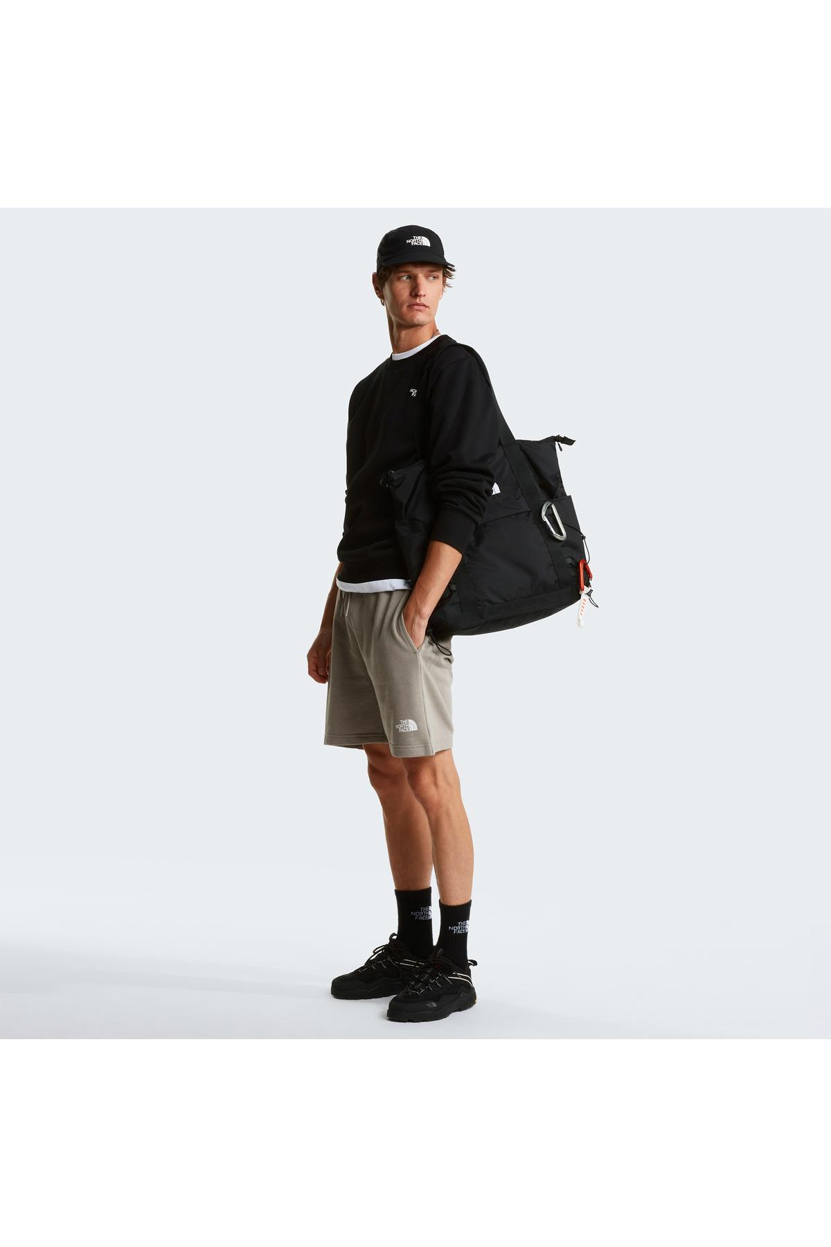 شلوارک مردانه ساده کرم روشن Dome Light نورث فیس شورت ورزشی THE NORTH FACE