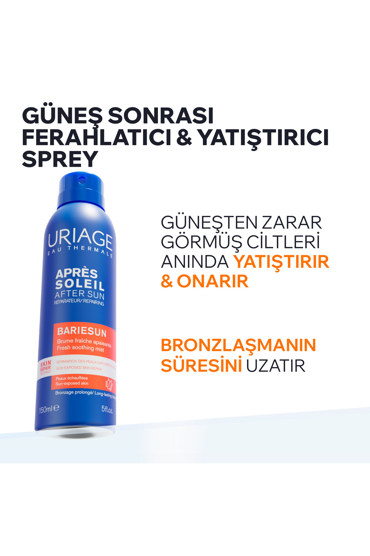 BARIESUN Ferahlatıcı Güneş Sonrası Sprey 150 ml — 3661434028168 — تصویر 2 از 7