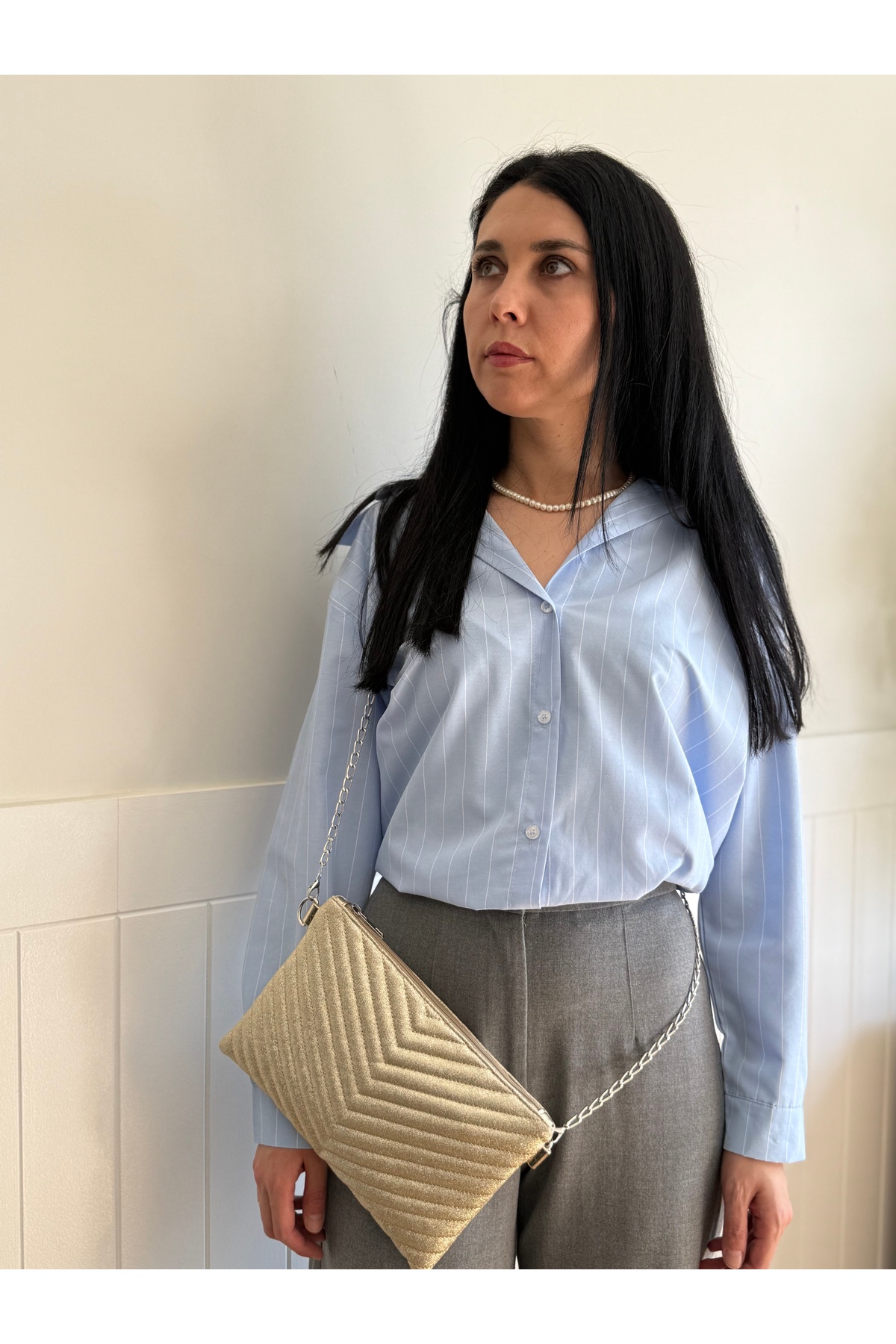 lalettobags Kadın Kabartmalı Portföy & Clutch Çanta görsel 7