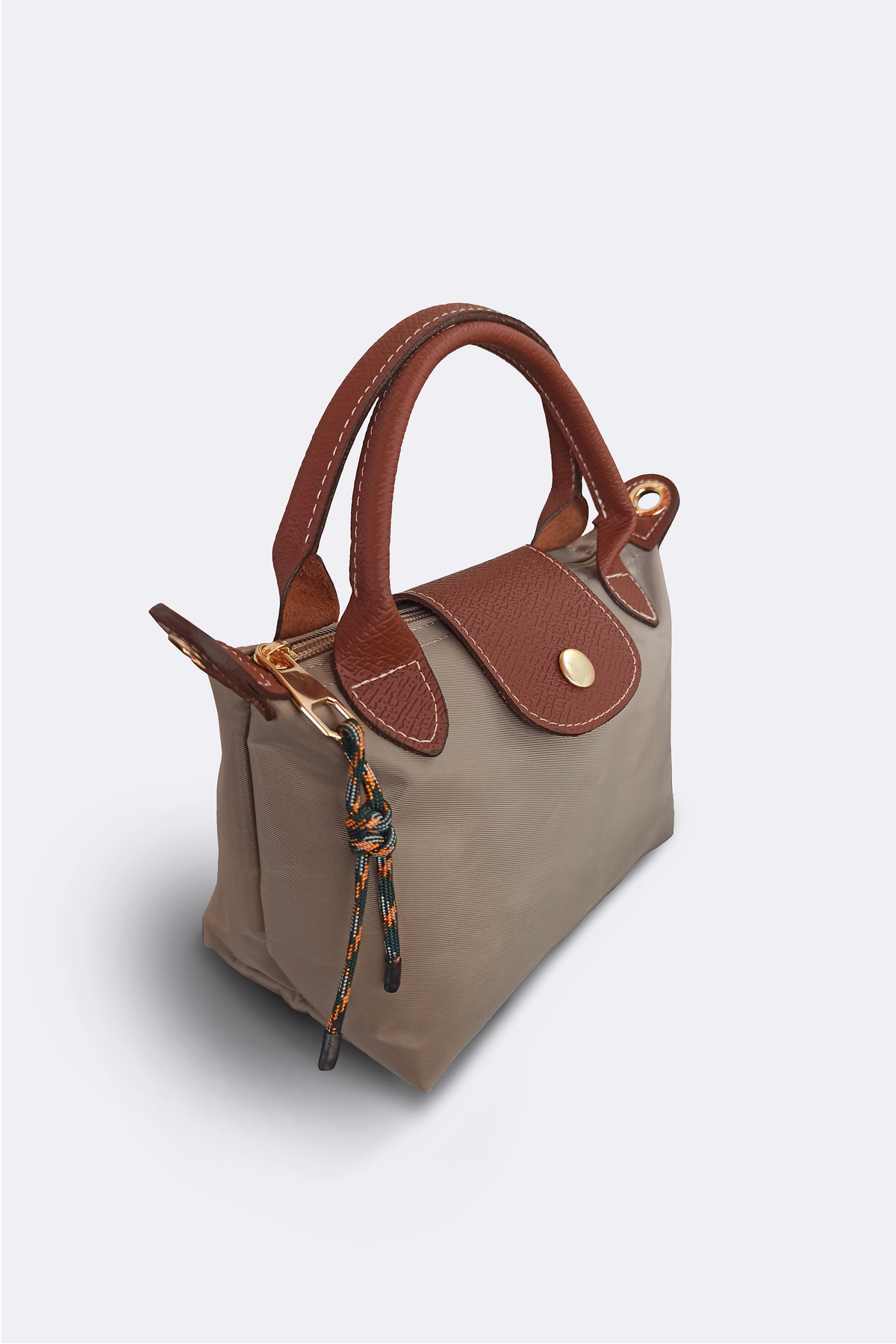 Women's Small Hand and Shoulder Bag Mink, Tan Top Quality Small