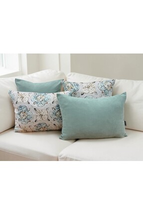 Mof Home Collection İlk Bahar-Yaz Koleksiyonu Ömer Serisi 4Lü Kırlent Kılıfı ...