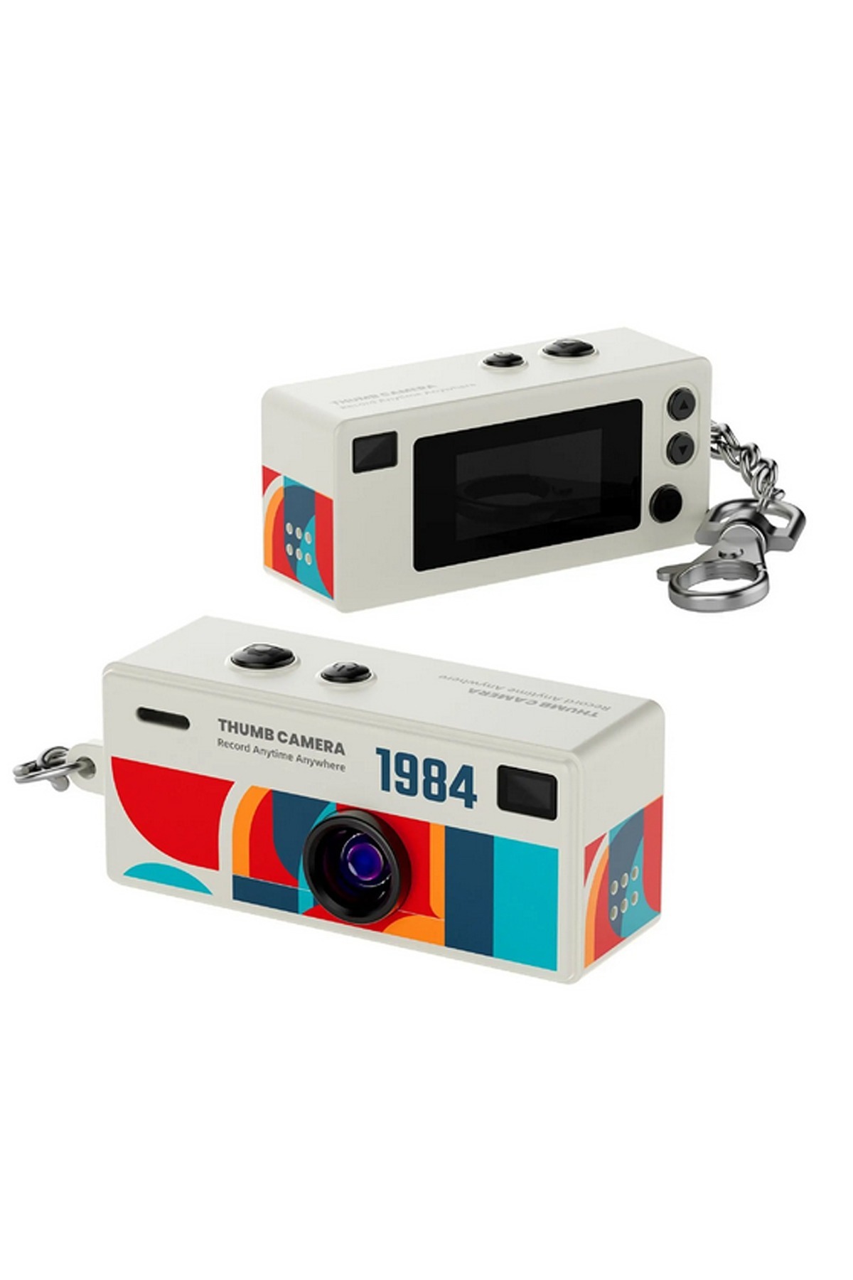 Ausek G6 Thumb Camera Mini Dijital Kamera Retro Tasarım