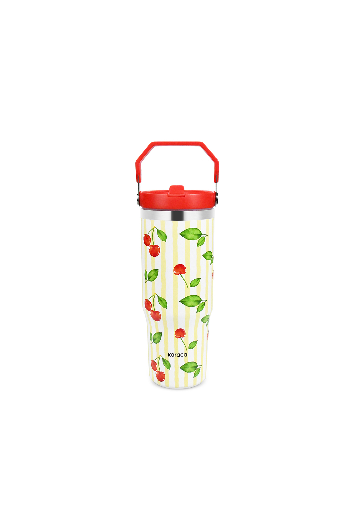 Strio Cherry Steel Sealed Thermos 900 ml