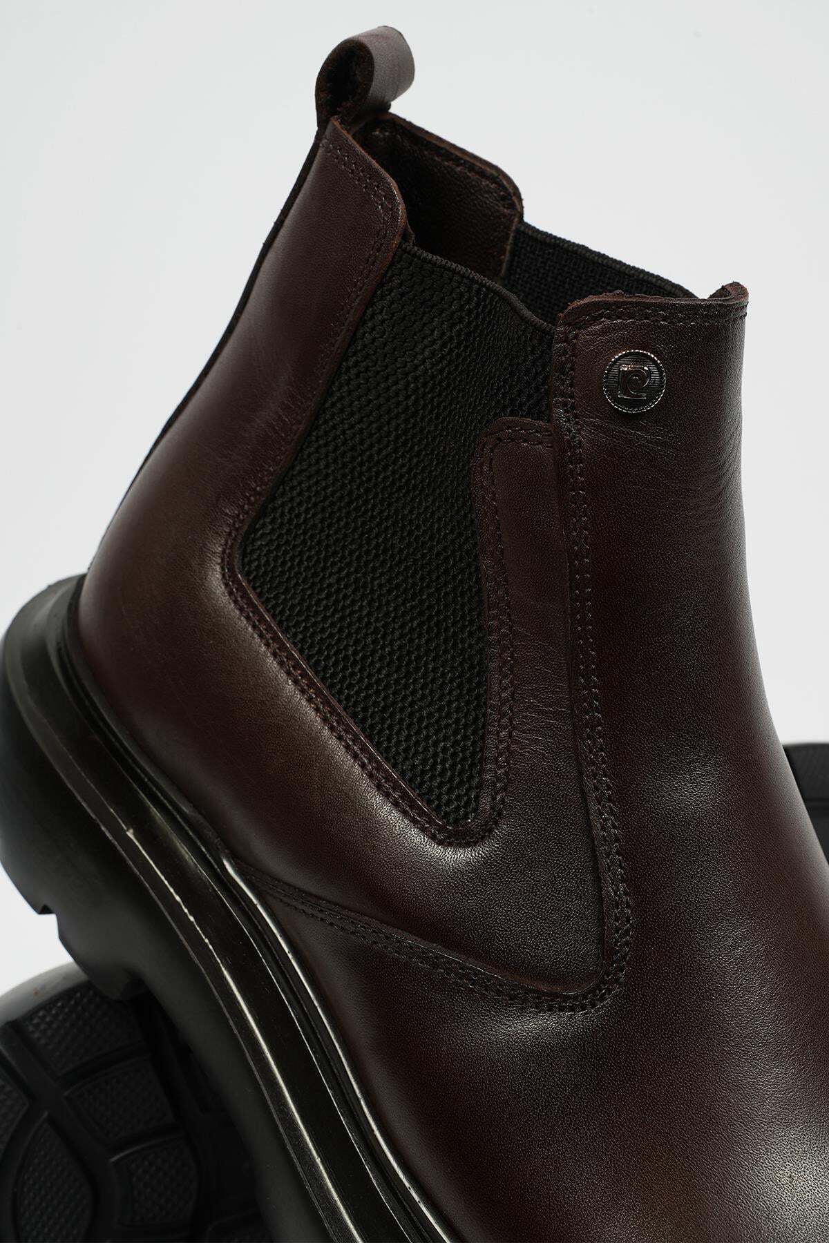 Pierre Cardin 90420 Erkek Hakiki Deri Günlük Klasik Bot görsel 3