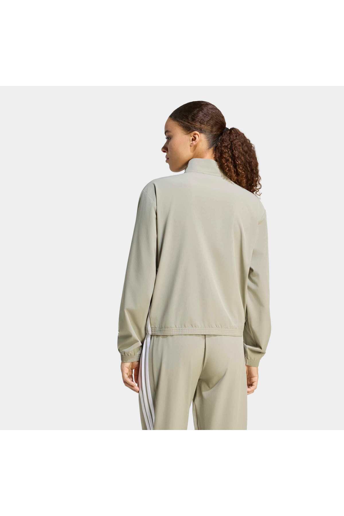 adidas We 3S Woven Jkt Kadın Spor Sweatshirt KT3787 görsel 2