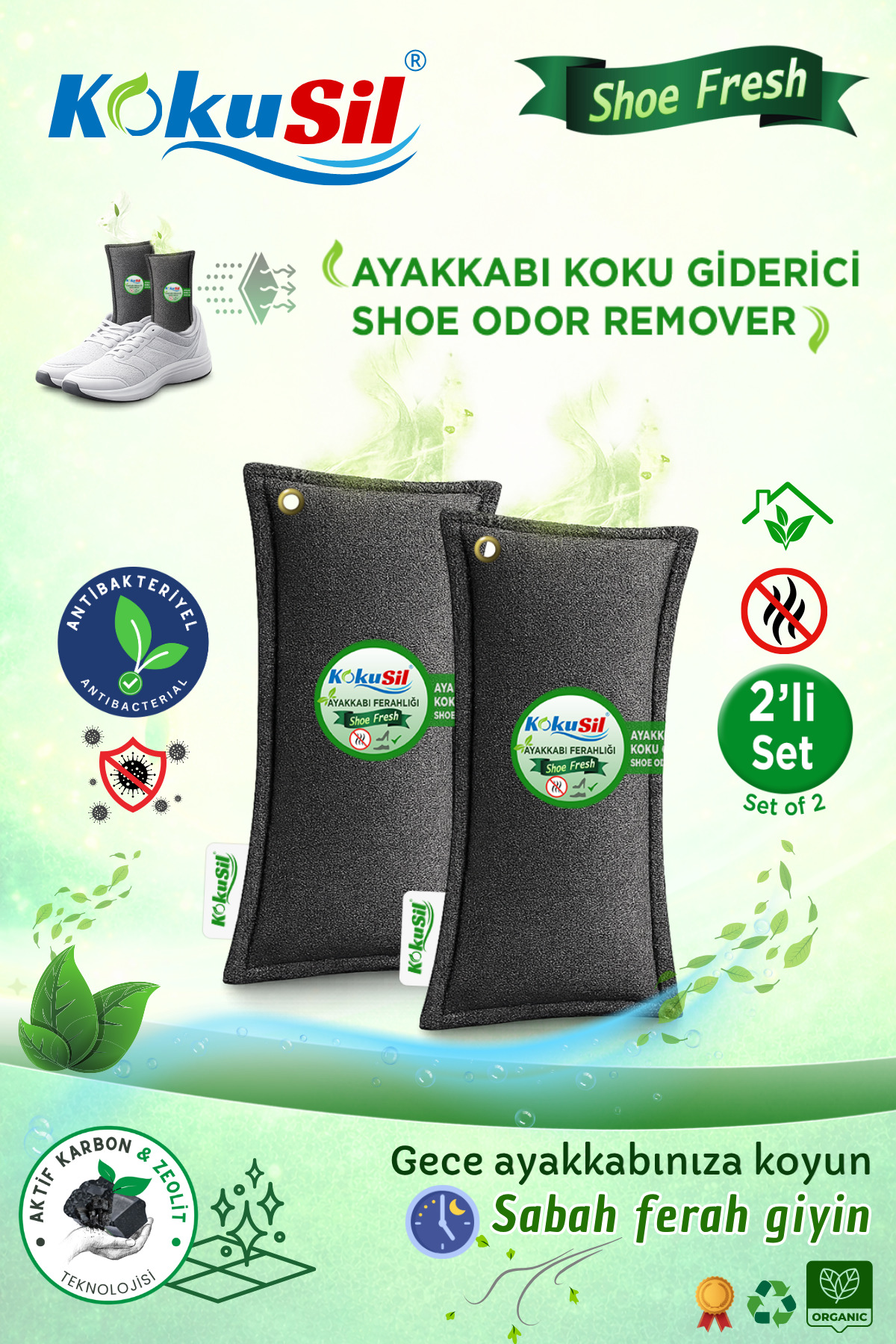 Ayakkabı Koku Giderici Shoe Fresh 2li Set — KSA100 — تصویر 3 از 9