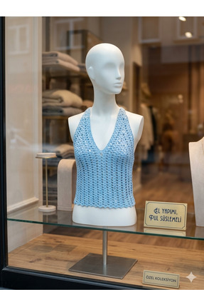 Feniks Pullu crop bluz