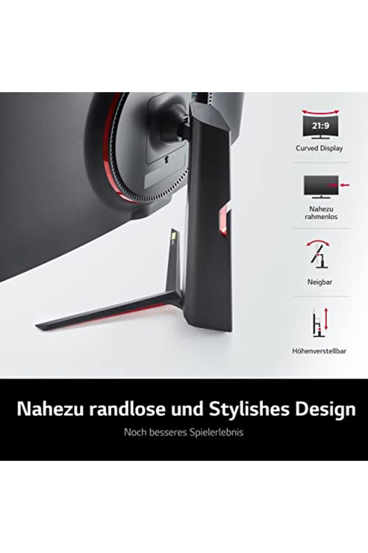 LG Ultragear Oyun Monitörü 34GN850-B.AED 86,7 cm - 34 inç, Kavisli