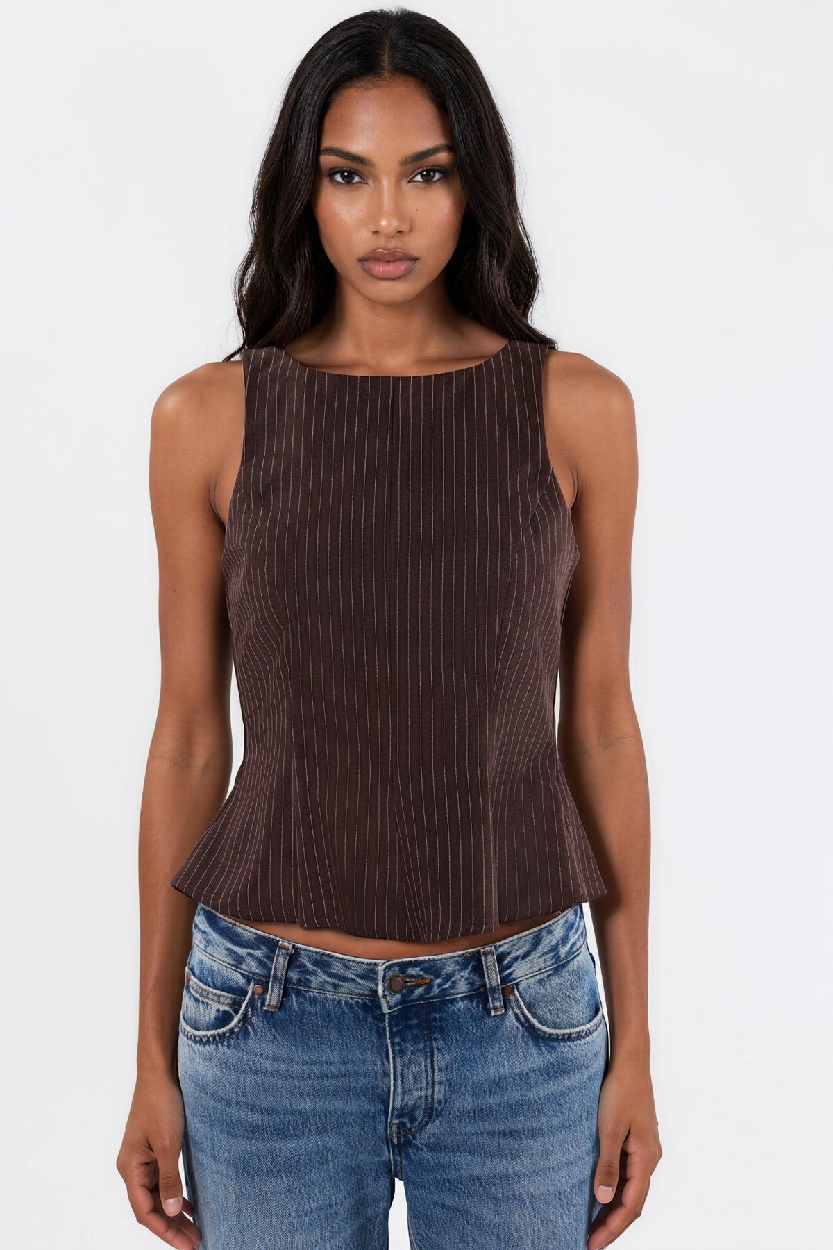 Hiccup  Kolsuz Peplum Top - Görsel 6