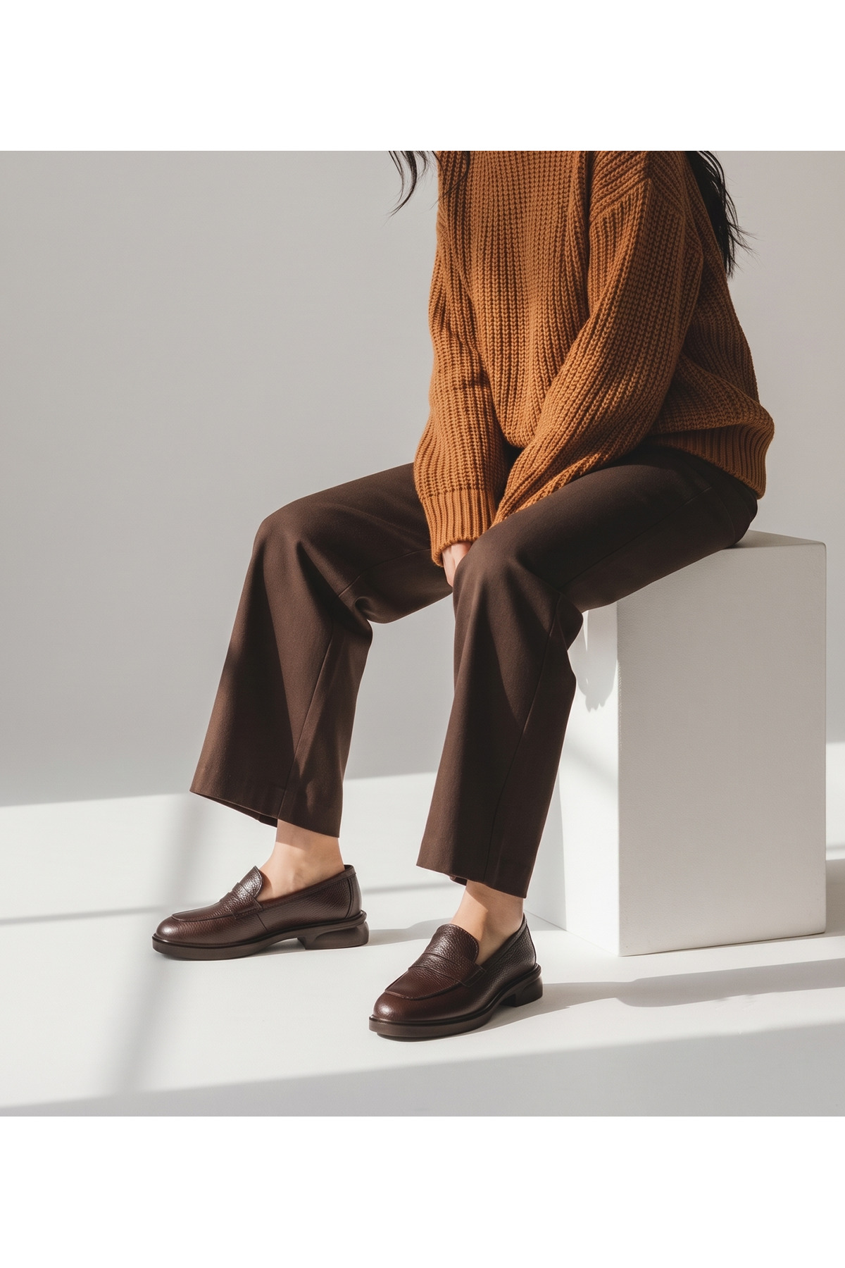 Bulls & Gulls Hakiki Deri Loafer Ayakkabı Kauçuk Taban - 26107 görsel 8