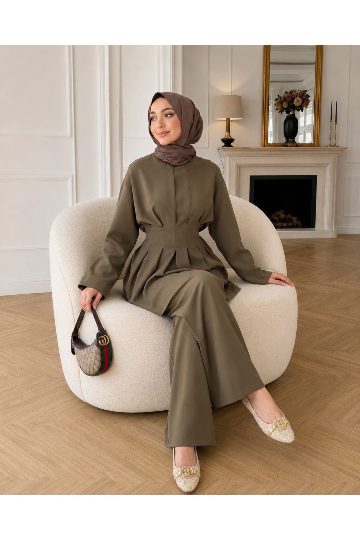 unika boutique Kadın Tesettür Takım Alt-Üst İkili Takım
