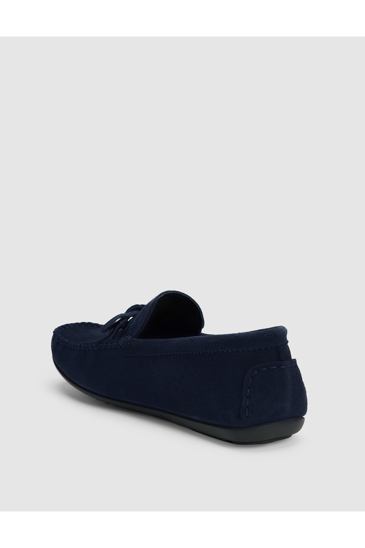Pierre Cardin Lacivert İp Detaylı %100 Deri Loafer Ayakkabı 50327086-VR033 görsel 4