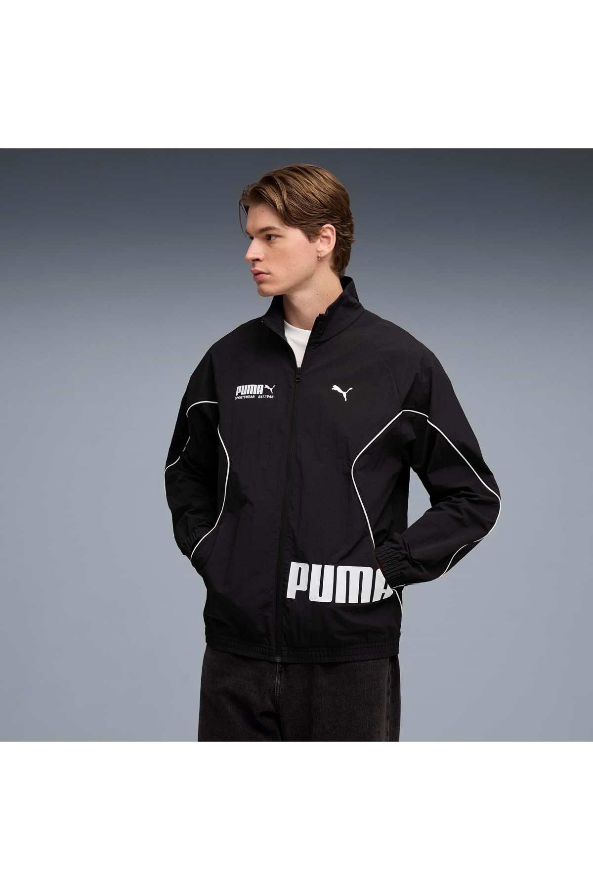 Puma 692173 Sport Track Jacket Eşofman Üstü SİYAH görsel 3