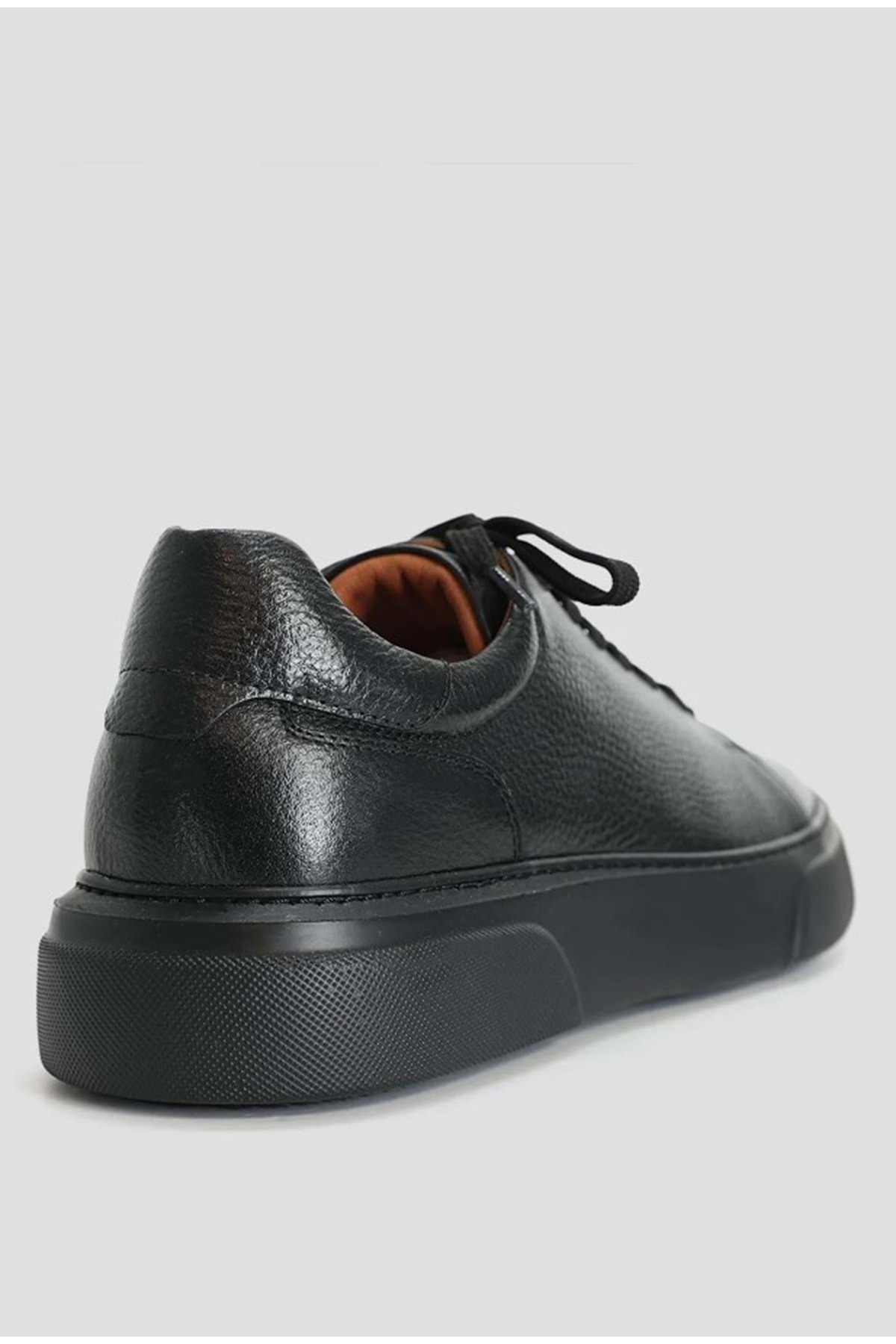 111230187 Tommy Casual Deri Erkek Sneaker Ayakkabı SİYAH — مشکی VSK-AST08274 — تصویر 4 از 6