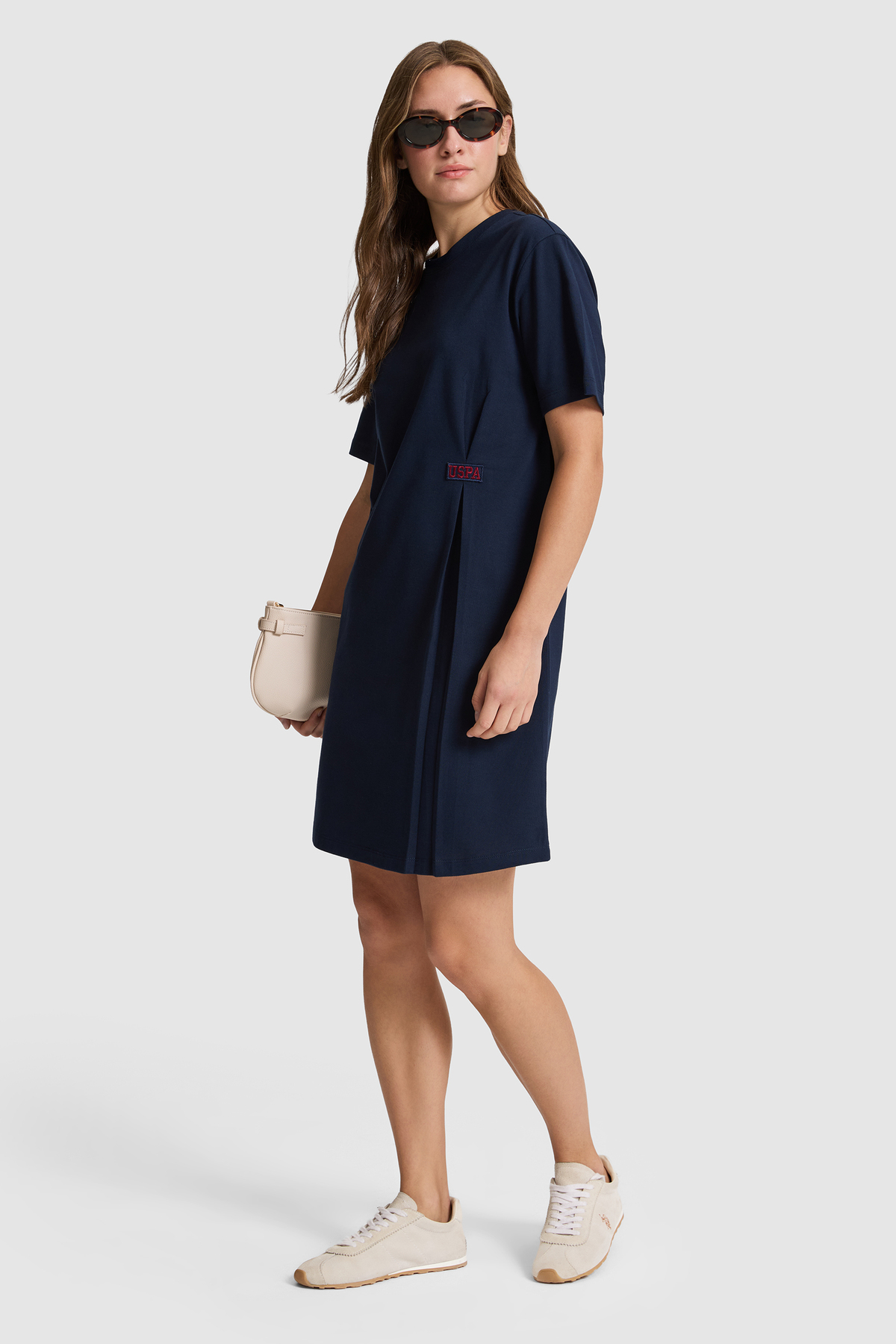 U.S. Polo Assn. Women's Navy Blue Knitted Dress 50323503-Vr033