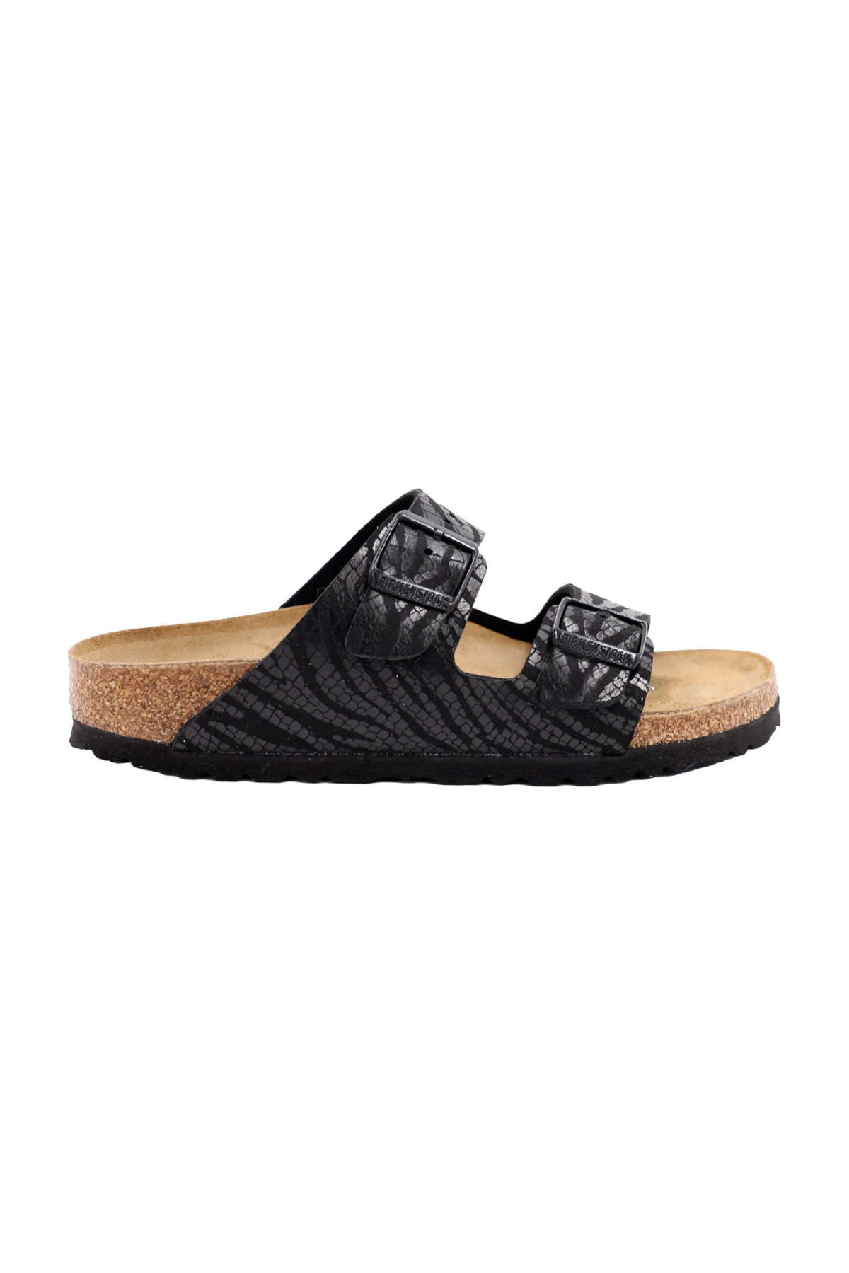 دمپایی زنانه مشکی جاستپ مدل Arizona Bs 1029560 بیرکن استاک دمپایی Birkenstock